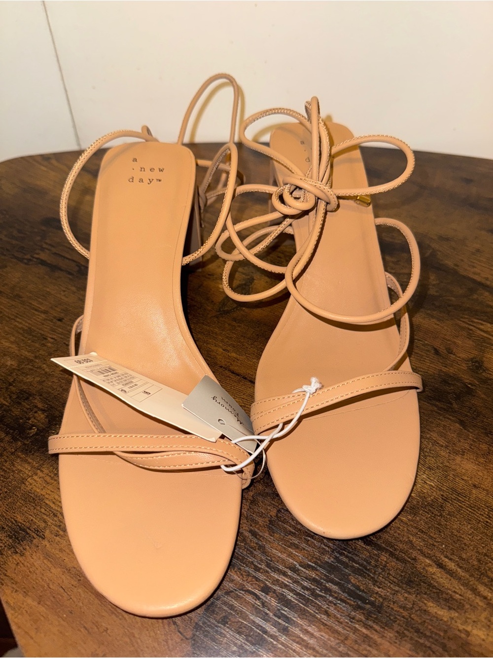 A New Day Women's Strappy Heeled Sandals 9.5